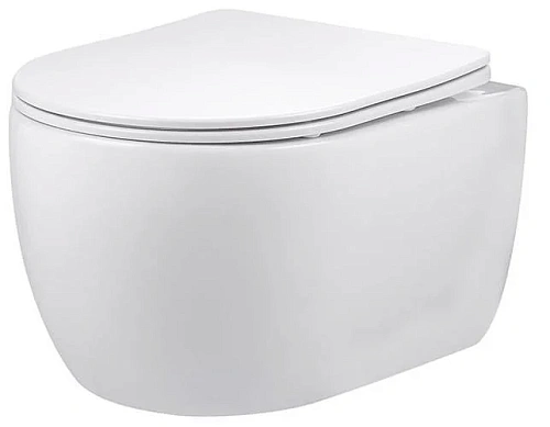 Унитаз подвесной Vincea Evo VT1-34S белый, ультратонкое сиденье soft-close Унитаз подвесной Vincea Evo VT1-34S белый, ультратонкое сиденье soft-close