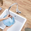 Смеситель для кухни GROHE Eurostyle Cosmopolitan с выдвижным изливом, хром (31126002) Смеситель для кухни GROHE Eurostyle Cosmopolitan с выдвижным изливом, хром (31126002)