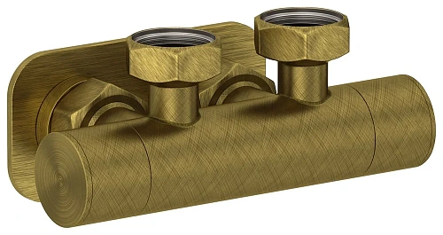 Вентиль Сунержа угловой скрытый-скрытый EU50 05-1418-3434 Состаренная бронза Вентиль Сунержа угловой скрытый-скрытый EU50 05-1418-3434 Состаренная бронза