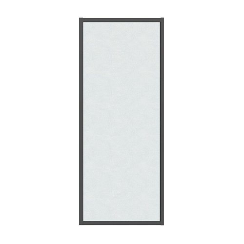 Боковая стенка GROSSMAN Style 200.K33.05.90.21.02 (90x195) черный матовый, стекло шиншилла Боковая стенка GROSSMAN Style 200.K33.05.90.21.02 (90x195) черный матовый, стекло шиншилла