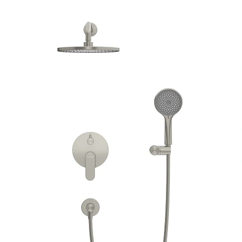 Душевая система CEZARES STYLUS-DSET-IN встраиваемая, со шлангом, с держателем, сатин Душевая система CEZARES STYLUS-DSET-IN встраиваемая, со шлангом, с держателем, сатин