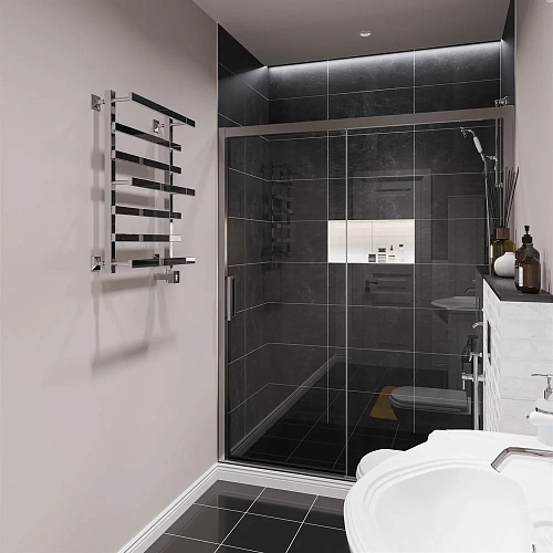 Полотенцесушитель электрический EWRIKA Деметра QP 80х50, хром R 536102 Полотенцесушитель электрический EWRIKA Деметра QP 80х50, хром R 536102