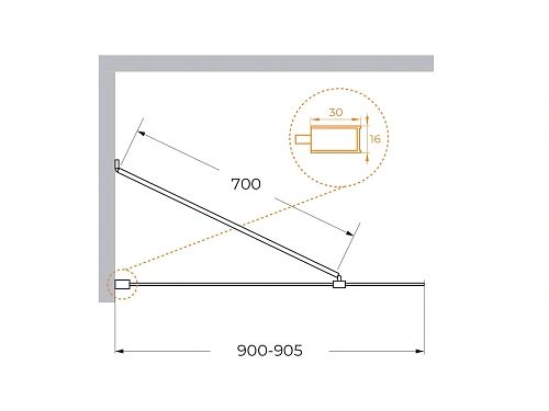 Шторка на ванну CEZARES LIBERTA-V-1-TB-90/155-C-NERO 90см стекло прозрачное, профиль черный Шторка на ванну CEZARES LIBERTA-V-1-TB-90/155-C-NERO 90см стекло прозрачное, профиль черный