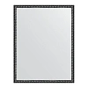 Зеркало в багетной раме Evoform Definite BY 1033 70 x 90 см, черненное серебро