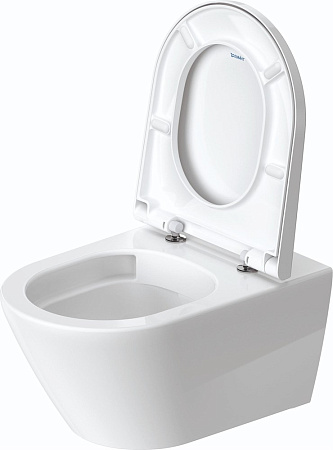 Унитаз подвесной Duravit D-Neo 45770900A1 Rimless с сиденьем микролифт Soft Close, цвет белый Унитаз подвесной Duravit D-Neo 45770900A1 Rimless с сиденьем микролифт Soft Close, цвет белый