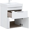 Тумба под раковину Aquanet Ирис new 50 белый глянец (1 ящик, 2 дверцы) 00310147 Тумба под раковину Aquanet Ирис new 50 белый глянец (1 ящик, 2 дверцы) 00310147