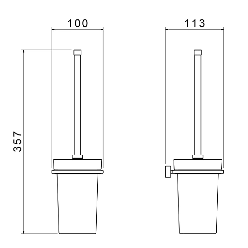 Ершик для унитаза Timo Torne 43061/00 хром Ершик для унитаза Timo Torne 43061/00 хром