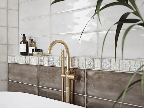 Бордюр Cersanit Majolica многоцветный 8x59,8 MA1J452 Бордюр Cersanit Majolica многоцветный 8x59,8 MA1J452