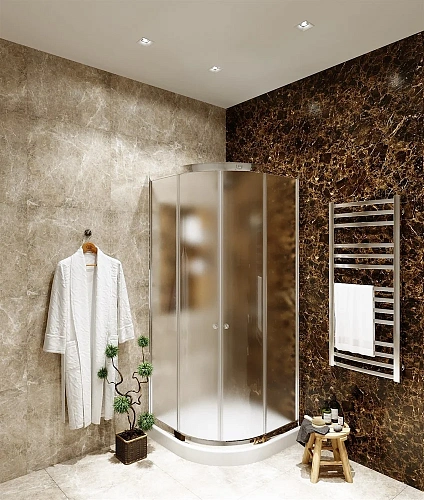 Душевой уголок Agger A01-090MCR c поддоном 88х88х200 стекло матовое Душевой уголок Agger A01-090MCR c поддоном 88х88х200 стекло матовое