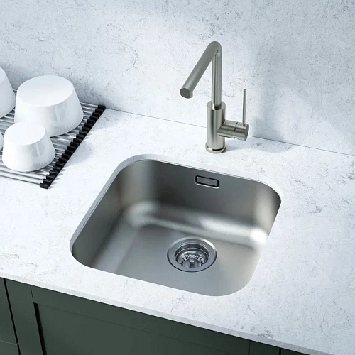 Кухонная мойка Iddis Mate (MAT44S0i77) нержавеющая сталь сатин 446x446 Кухонная мойка Iddis Mate (MAT44S0i77) нержавеющая сталь сатин 446x446