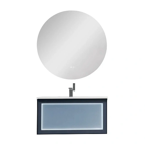 Тумба с раковиной Orans BC-9013-800 PW цвет: PU030, раковина art marble (white) (800x550x400) 9013800 Тумба с раковиной Orans BC-9013-800 PW цвет: PU030, раковина art marble (white) (800x550x400) 9013800