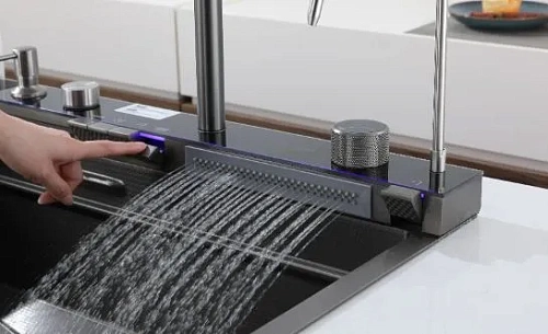 Кухонная мойка Ceruttispa GLORIA II CT10356 nano black серая из нержавеющей стали 750х460х230 Кухонная мойка Ceruttispa GLORIA II CT10356 nano black серая из нержавеющей стали 750х460х230