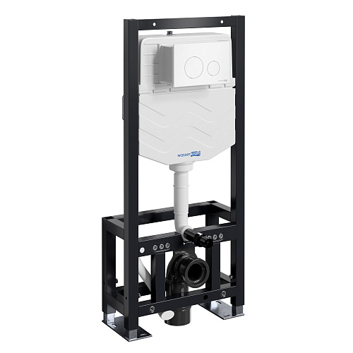 Инсталляция для унитаза WasserKRAFT Dill 61TLT.010.ME.WM02 с клавишей смыва белый Инсталляция для унитаза WasserKRAFT Dill 61TLT.010.ME.WM02 с клавишей смыва белый
