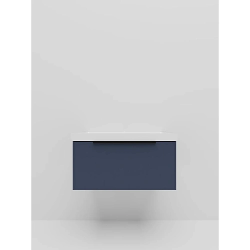 Тумба под раковину La Fenice SIMPLA Blu Grigio 80 FNC-01-SIM-BG-80 синяя Тумба под раковину La Fenice SIMPLA Blu Grigio 80 FNC-01-SIM-BG-80 синяя