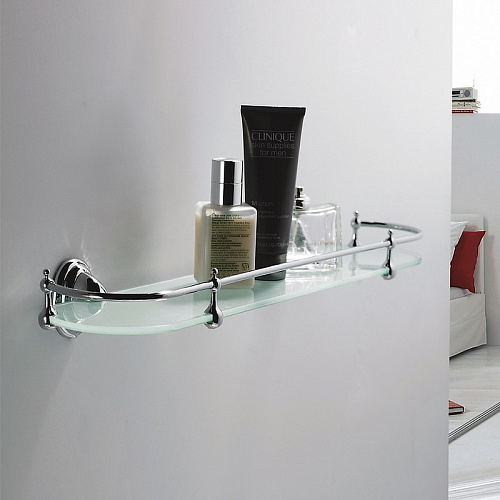 Полка Haiba HB1507 стеклянная 1-ярусная Полка Haiba HB1507 стеклянная 1-ярусная