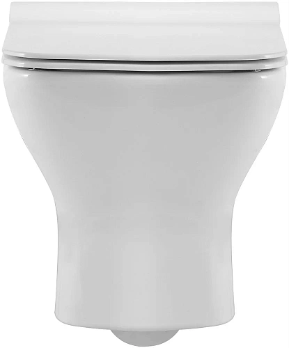 Комплект Унитаз подвесной STWORKI Вестерос VS-01up безободковый, с микролифтом, встроенный, фарфоров 550499 Комплект Унитаз подвесной STWORKI Вестерос VS-01up безободковый, с микролифтом, встроенный, фарфоров 550499