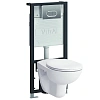 Комплект унитаза с инсталляцией Vitra Normus 9773B003-7202 сиденье микролифт, клавиша смыва хром Комплект унитаза с инсталляцией Vitra Normus 9773B003-7202 сиденье микролифт, клавиша смыва хром