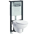 Комплект унитаза с инсталляцией Vitra Normus 9773B003-7202 сиденье микролифт, клавиша смыва хром Комплект унитаза с инсталляцией Vitra Normus 9773B003-7202 сиденье микролифт, клавиша смыва хром