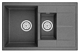 Кухонная мойка Granula 7802, ГРАФИТ (ЧЁРНО-СЕРЫЙ), кварц 775х495 Кухонная мойка Granula 7802, ГРАФИТ (ЧЁРНО-СЕРЫЙ), кварц 775х495