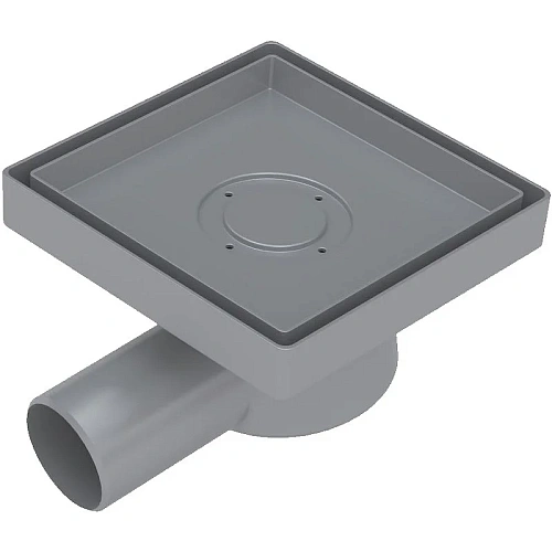 Душевой трап BERGES водосток напольный Trend Keramik 150x150 под керамическую плитку, D50 боковой 09 093002 Душевой трап BERGES водосток напольный Trend Keramik 150x150 под керамическую плитку, D50 боковой 09 093002