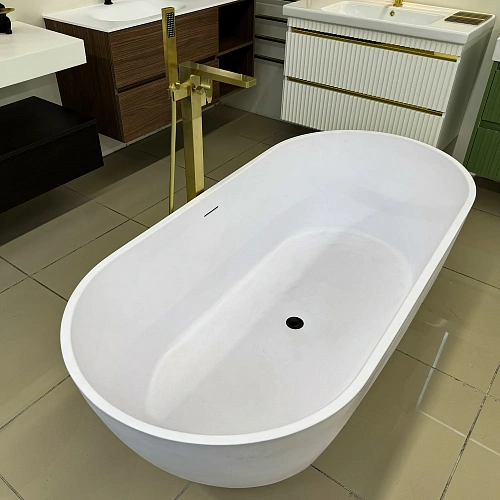 Ванна отдельностоящая Marmo-Elite Монца ВА-167-78-1 1670x780 из искусственного камня, щелевой перелив, глянцевая Ванна отдельностоящая Marmo-Elite Монца ВА-167-78-1 1670x780 из искусственного камня, щелевой перелив, глянцевая