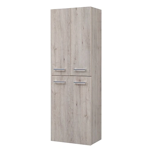 Шкаф-пенал DREJA, 50 см, подвесной/напольный, универсальный, 4 дверцы, 4 стеклянные полки, дуб кантр 77.0302D Шкаф-пенал DREJA, 50 см, подвесной/напольный, универсальный, 4 дверцы, 4 стеклянные полки, дуб кантр 77.0302D