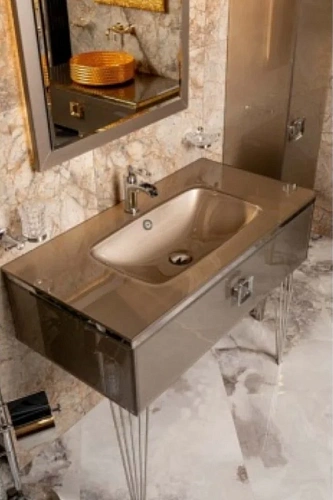 Столешница Boheme Lucido стекло 100см Дельмар 852-100-D Столешница Boheme Lucido стекло 100см Дельмар 852-100-D