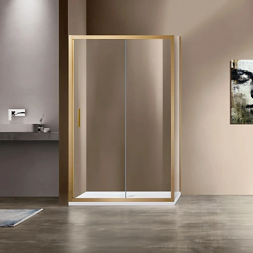 Душевой уголок Vincea Garda VSR-1G9012CLG 1200x900 брашированное золото стекло прозрачное Душевой уголок Vincea Garda VSR-1G9012CLG 1200x900 брашированное золото стекло прозрачное