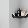 Полка Rush Edge ED77153B black угловая, черная Полка Rush Edge ED77153B black угловая, черная