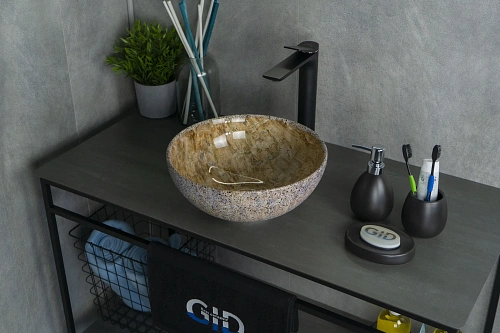 Раковина Gid Mnc489 54437 накладная под камень глянцевая 32x32x14 Раковина Gid Mnc489 54437 накладная под камень глянцевая 32x32x14