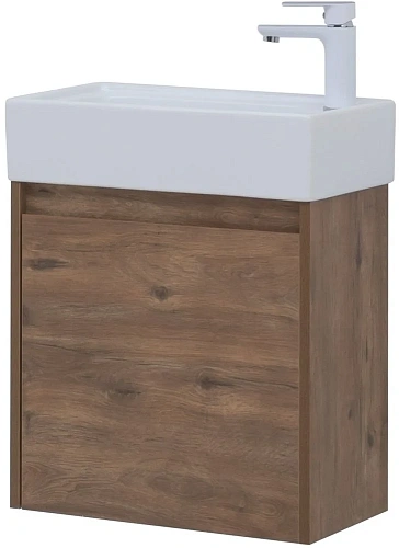 Тумба под раковину Aquanet Nova Lite 50 дуб рустикальный (1 дверца) 00298855 Тумба под раковину Aquanet Nova Lite 50 дуб рустикальный (1 дверца) 00298855