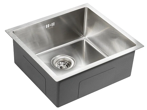 Кухонная мойка Paulmark GERBERG 48 UNI, PM254844-BS, брашированная нерж.сталь, 480х440мм Кухонная мойка Paulmark GERBERG 48 UNI, PM254844-BS, брашированная нерж.сталь, 480х440мм