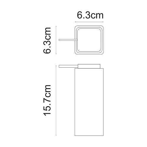 Дозатор жидкого мыла WasserKRAFT Paar K-4299 черный Дозатор жидкого мыла WasserKRAFT Paar K-4299 черный