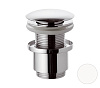 Картинка анонса товара «донный клапан remer 904cc2114bo без перелива, белый матовый»