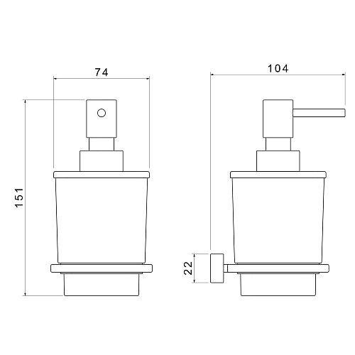 Дозатор жидкого мыла Timo Torne 43139/03 черный Дозатор жидкого мыла Timo Torne 43139/03 черный