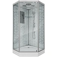 Душевая кабина Niagara Luxe NG-7702DW (1000x1000х2100) низкий поддон (15см) стенки белые Душевая кабина Niagara Luxe NG-7702DW (1000x1000х2100) низкий поддон (15см) стенки белые