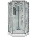 Душевая кабина Niagara Luxe NG-7702DW (1000x1000х2100) низкий поддон (15см) стенки белые Душевая кабина Niagara Luxe NG-7702DW (1000x1000х2100) низкий поддон (15см) стенки белые