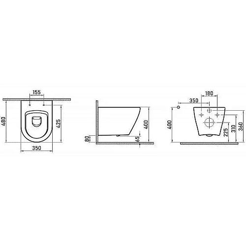 Комплект унитаза BERGES OKUS с инсталляцией ATOM Line 410 черной SoftTouch, сидение дюропласт Okus S 042445 Комплект унитаза BERGES OKUS с инсталляцией ATOM Line 410 черной SoftTouch, сидение дюропласт Okus S 042445