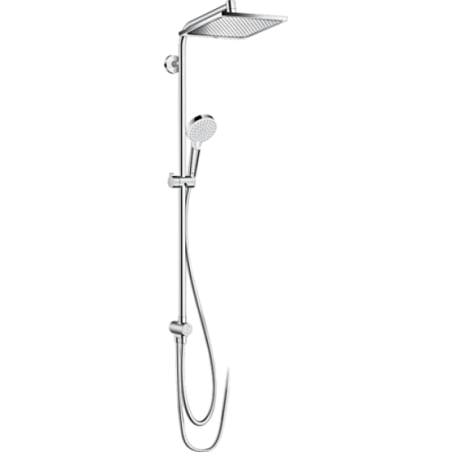 Душевая система hansgrohe Crometta E 240 1jet Showerpipe Reno EcoSmart 27289000 Душевая система hansgrohe Crometta E 240 1jet Showerpipe Reno EcoSmart 27289000