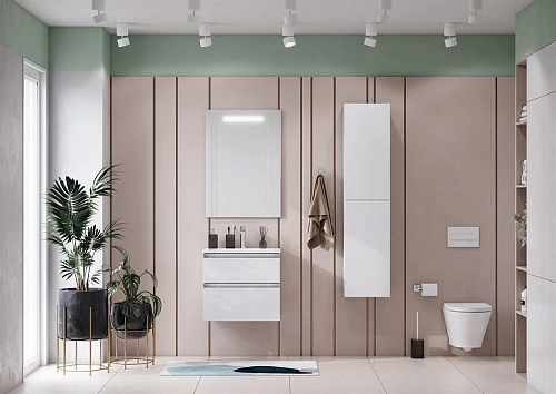 Шкаф-пенал Roca The Gap цвет белый глянец 857554806 Шкаф-пенал Roca The Gap цвет белый глянец 857554806