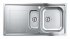 Картинка анонса товара «кухонная мойка grohe k300 из нержавеющей стали с корзинчатым вентилем, 31564sd0, левая/правая»