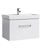 Тумба под раковину AQWELLA Neo 80см NEO01081 подвесная, белая