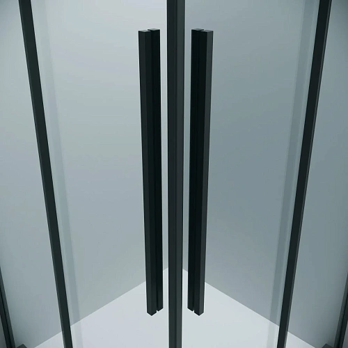 Душевая дверь GROSSMAN Galaxy 1/2.K33.01.12.21.00 (120x195) черный матовый, стекло прозрачное Душевая дверь GROSSMAN Galaxy 1/2.K33.01.12.21.00 (120x195) черный матовый, стекло прозрачное