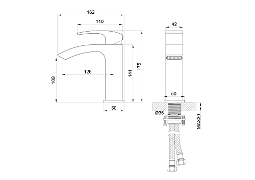 Смеситель для раковины Wonzon & Woghand брашированное золото (WW-88139009-BG) Смеситель для раковины Wonzon & Woghand брашированное золото (WW-88139009-BG)