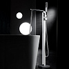 Картинка анонса товара «смеситель для ванны black&amp;white u7642 отдельностоящий,хром 7642u»