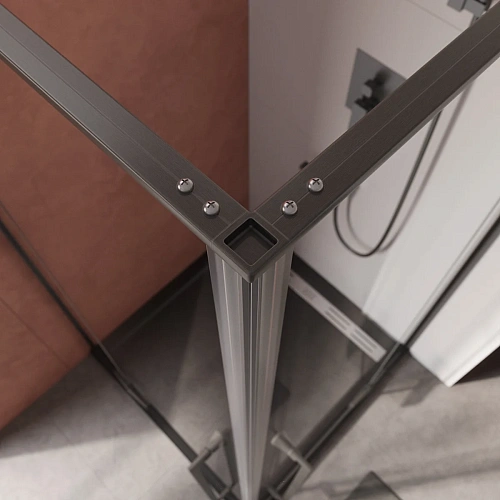 Душевой уголок CEZARES LINER-A-2-90-C-GM 90x90 см Душевой уголок CEZARES LINER-A-2-90-C-GM 90x90 см