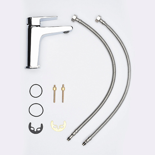 Смеситель для раковины AQUAme Prato AQM P6120 AQUAme хром AQMP6120 Смеситель для раковины AQUAme Prato AQM P6120 AQUAme хром AQMP6120