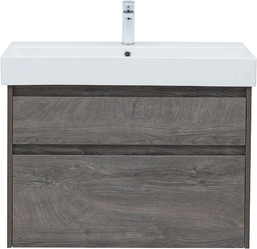 Тумба под раковину Aquanet Nova Lite 85 дуб рошелье, 2 ящика 00249937 Тумба под раковину Aquanet Nova Lite 85 дуб рошелье, 2 ящика 00249937