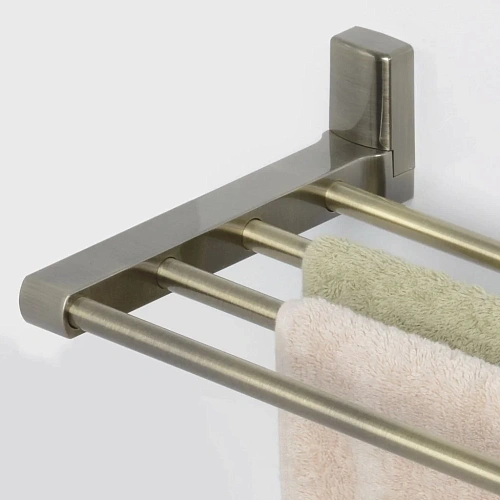 Полка WasserKRAFT Exter K-5211 для полотенец светлая бронза Полка WasserKRAFT Exter K-5211 для полотенец светлая бронза