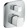 Смеситель для ванны Hansgrohe PuraVida 15775400, белый/хром термостатический